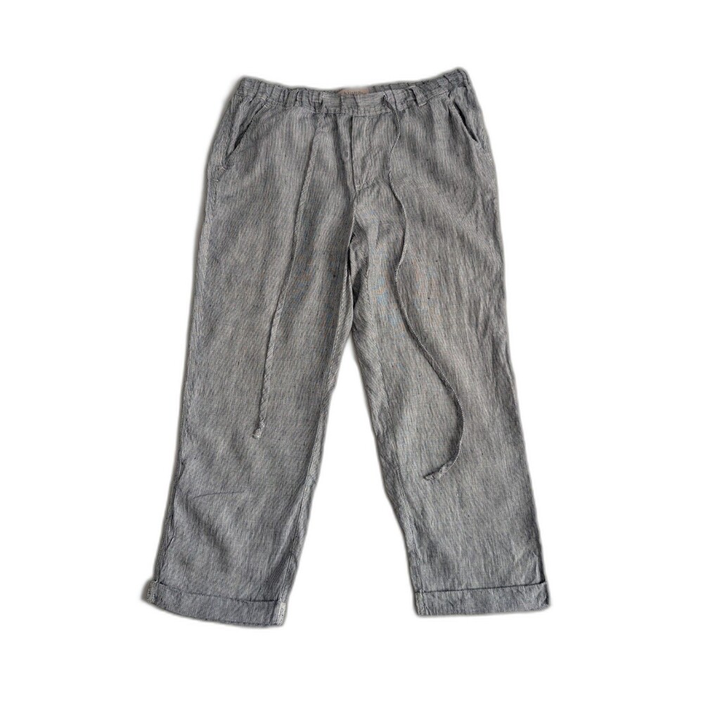 Philosophy Linen Chambray Pants Blue Size Small Mid Rise Beach Boho City Chic